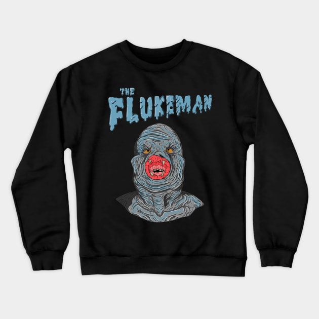 The flukeman Crewneck Sweatshirt by wet_chicken_lip